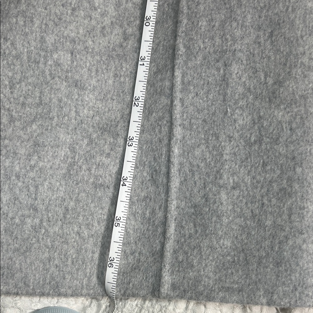 Belle & Bloom Gray Trench Coat wool blend size S - Picture 8 of 15